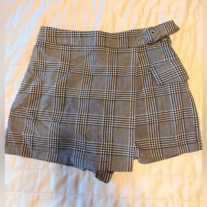 Plaid Women's Forever21 Skort with Belt